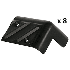 Pack 8x Cantos de Proteção (80 x 50mm x 90°) Plástico p/ Colunas - HQPOWER