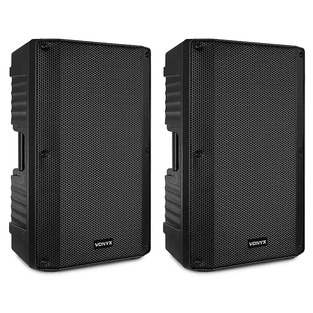 Pack 2x Colunas Amplificada + Passiva 15