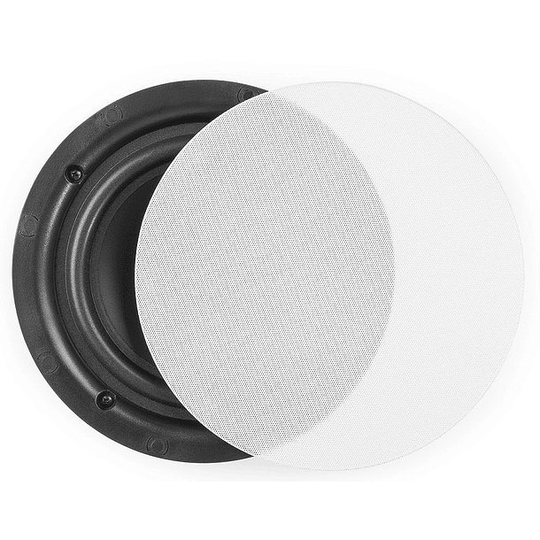 Pack 4x Colunas de Tecto Amplificadas Baixo Perfil 6.5