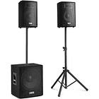 Sistema Som Amplificado 2.1 12