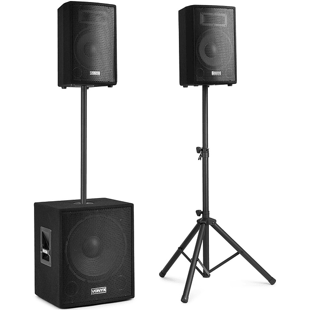 Sistema Som Amplificado 2.1 12