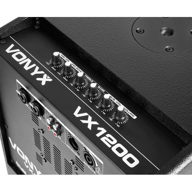 Sistema Som Amplificado Full Range 750W (VX1200) - VONYX 4
