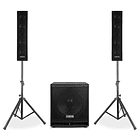 Sistema Som Bi-Amplificado BLUETOOTH/USB/SD/MP3 1000W (VX880BT 2.1) - VONYX 1