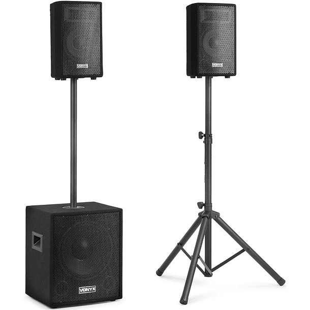 Sistema Som Bi-Amplificado BLUETOOTH/USB/SD/MP3 800W (VX800BT 2.1) - VONYX 3