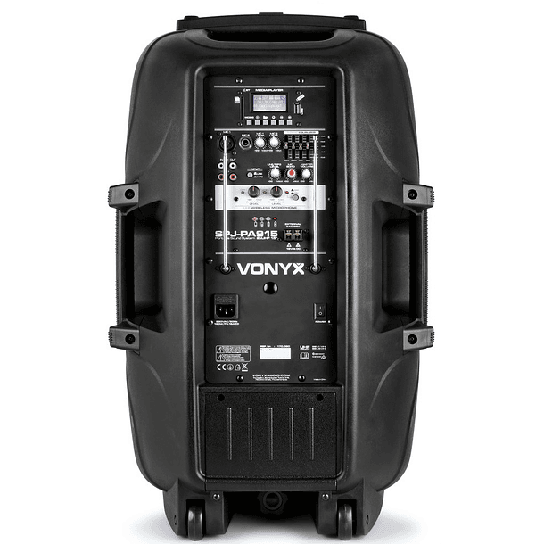 Coluna Amplificada Portátil ABS 15