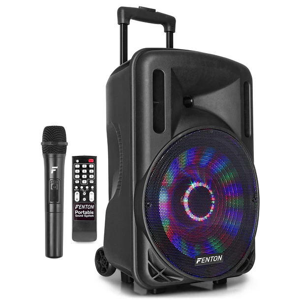Coluna Amplificada Portátil LED 12