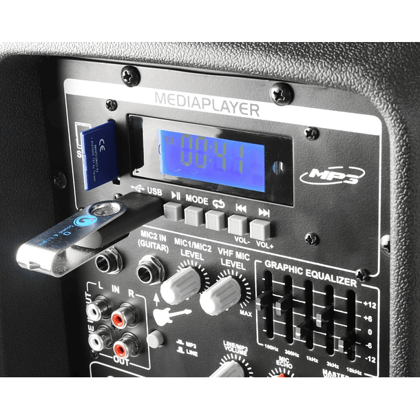 Coluna Amp. Portátil 12