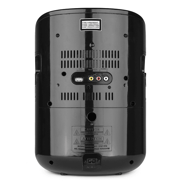 Coluna Karaoke SBS20B Bluetooth c/ Leitor CD (Preto) - FENTON 4