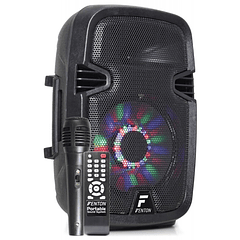 Coluna Amplificada Portátil LED 8