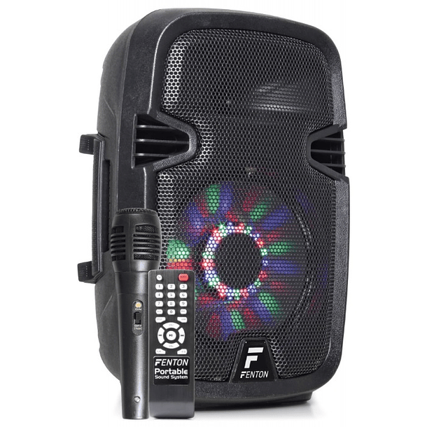 Coluna Amplificada Portátil LED 8