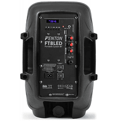 Coluna Amplificada Portátil LED 8