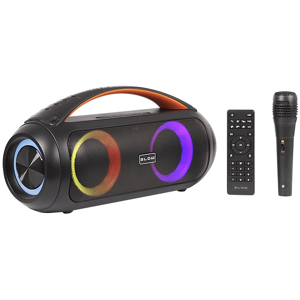 Coluna Portátil Boombox Bluetooth 2x 3