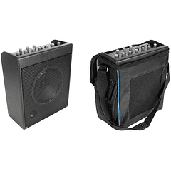 Coluna Amplificada Portátil c/ Leitor USB - HQ POWER