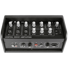 Coluna Amplificada Portátil c/ Leitor USB - HQ POWER