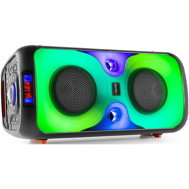 Coluna Portátil Bluetooth 100W LED USB/MicroSD/FM - FONESTAR 3