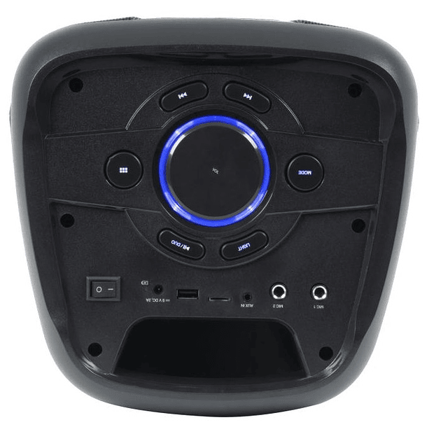 Coluna Portátil Bluetooth 100W LED USB/MicroSD/FM - FONESTAR 4