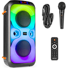 Coluna Amplificada Portátil 2x 6,5