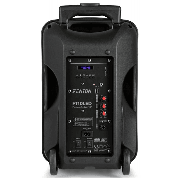 Coluna Amplificada Portátil LED 10