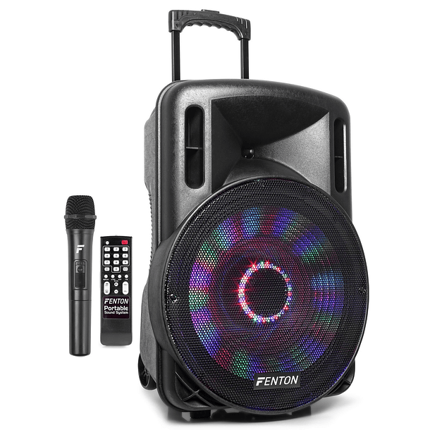 Coluna Amplificada Portátil LED 15