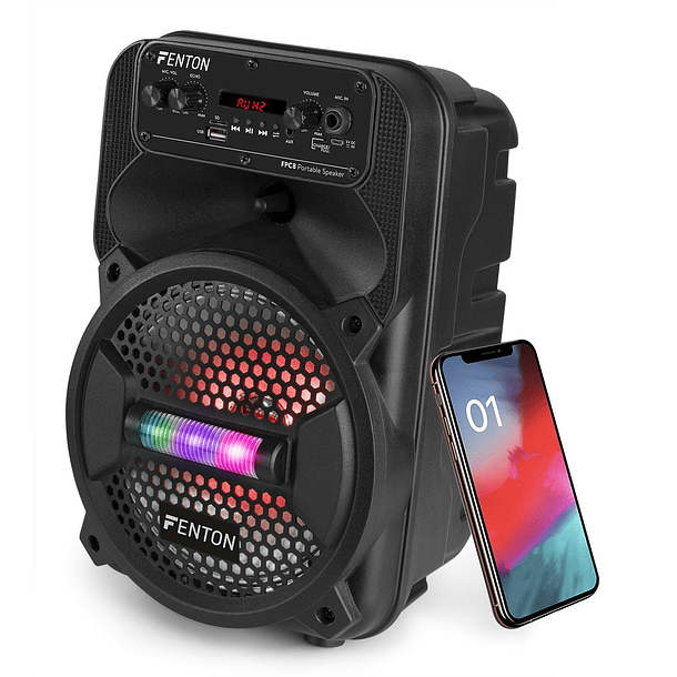 Coluna Amp. Portátil 8