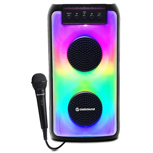 Coluna Bluetooth Party Boom A370 2x3
