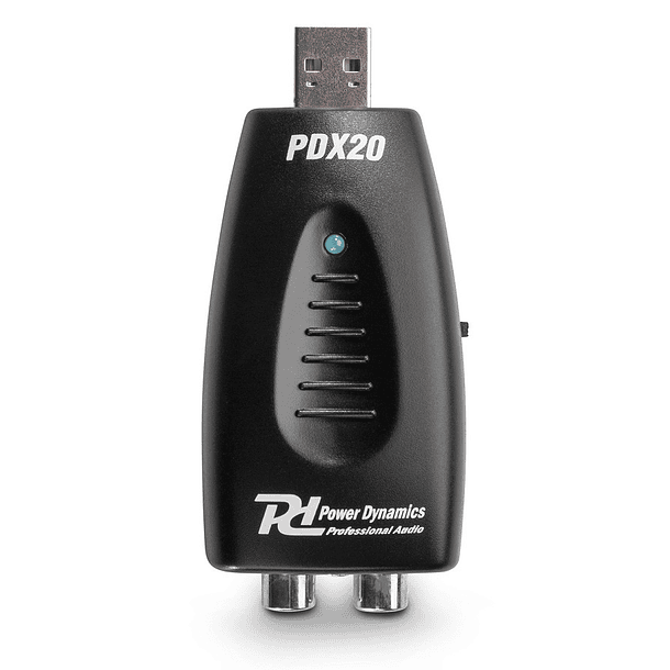 Interface Áudio USB Portátil 2 Canais (PDX25) - Power Dynamics 3