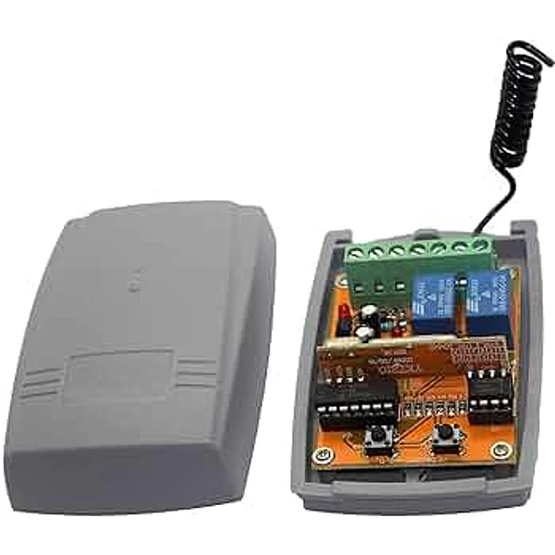 Receptor Bi-Canal Multicodigos 433Mhz 2