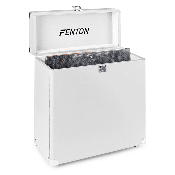 Mala Armazenamento/Transporte RC30 p/ 30 Discos Vinil (Branco) - FENTON 2