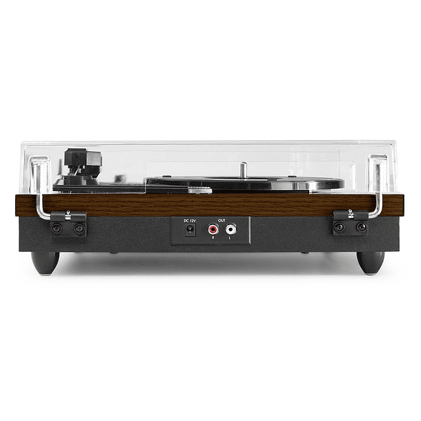Gira Discos Bluetooth 33/45/78 RPM (Madeira Escura) - FENTON 2
