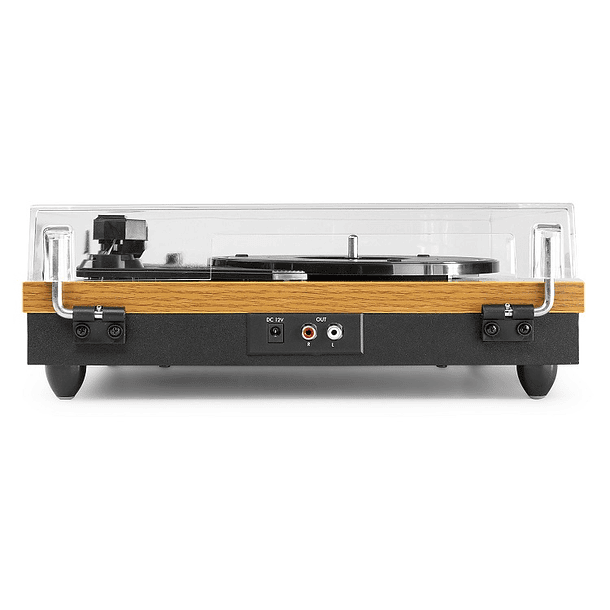 Gira Discos Bluetooth 33/45/78 RPM (Madeira Escura) - FENTON 3