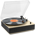 Gira-Discos 33/45/78 RPM Bluetooth (RP161LW) Madeira Clara - FENTON 1