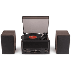 Gira Discos Combi 60´s Bluetooth/CD/USB/AUX c/ Colunas (RP135WSET) - FENTON