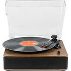 Gira Discos 33/45/78 RPM c/ Colunas (RP161) Madeira - FENTON 2