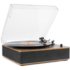 Gira Discos 33/45/78 RPM c/ Colunas (RP161) Madeira - FENTON 3