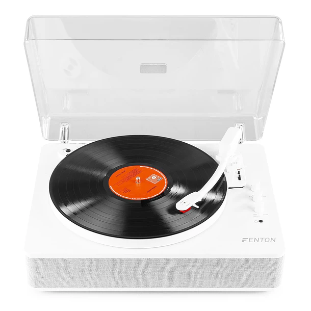 Gira Discos Bluetooth/USB 33/45/78 RPM (Branco) - FENTON 4