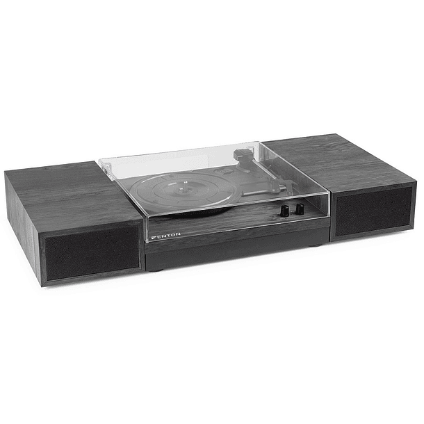 Gira Discos Bluetooth c/ Colunas (RP165B) Preto/Cinza - FENTON 2