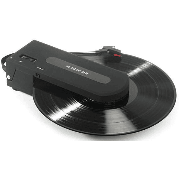 Gira Discos Portátil 33/45 RPM USB 1x 0,5W (Preto) - RICATECH 1