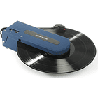 Gira Discos Portátil 33/45 RPM USB 1x 0,5W (Azul) - RICATECH 1