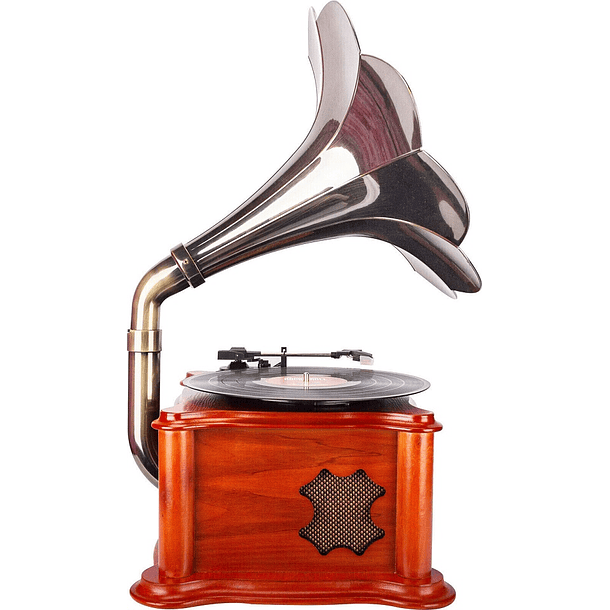 Gira Discos Portátil 33/45 RPM USB 1x 0,5W (Azul) - RICATECH 3