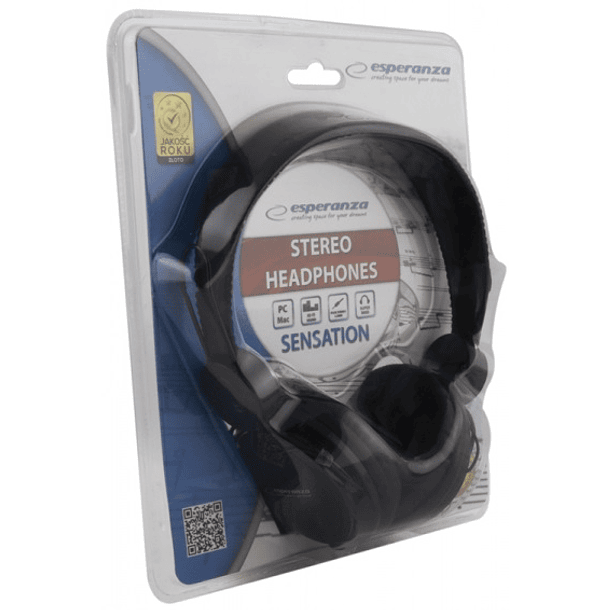 Auscultadores PRO Stéreo (Preto) - ESPERANZA 2