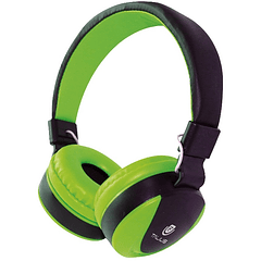 Auscultadores HPH-5005 c/ Microfone (Verde/Preto) - TALIUS