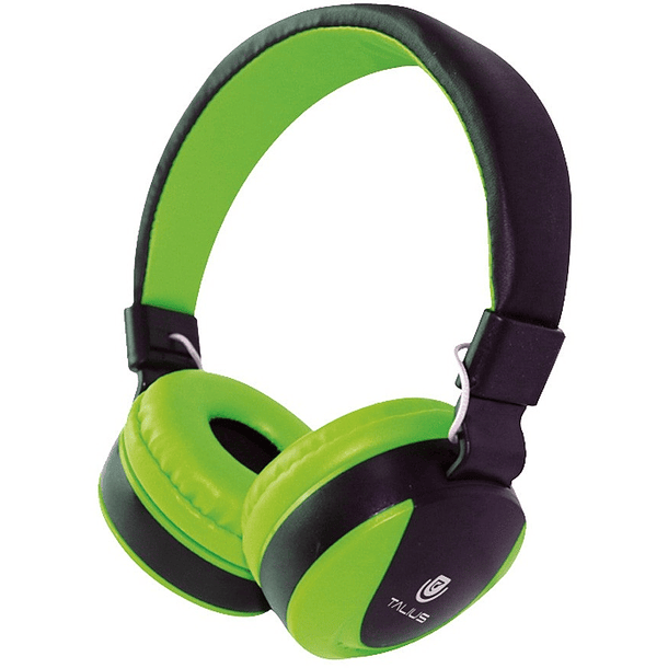 Auscultadores HPH-5005 c/ Microfone (Verde/Preto) - TALIUS 1