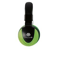 Auscultadores HPH-5005 c/ Microfone (Verde/Preto) - TALIUS