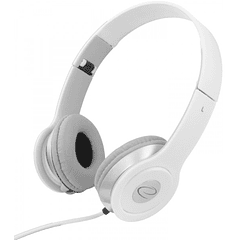 Auscultador Semi-Fechado c/ Controlo Volume (Branco) - ESPERANZA