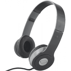 Auscultador Semi-Fechado c/ Controlo Volume (Preto) - ESPERANZA