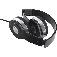 Auscultador Semi-Fechado c/ Controlo Volume (Preto) - ESPERANZA