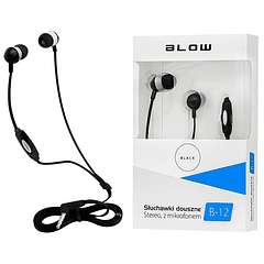 Headphones Stereo MP3/MP4 c/ Microfone (Preto) - BLOW