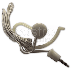 Auricular c/ Suporte Orelha (Jack 2,5mm Mono) - Bege