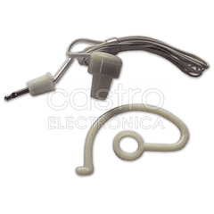 Auricular c/ Suporte Orelha (Jack 2,5mm Mono) - Bege