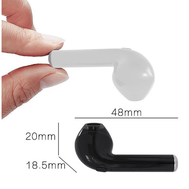 Auricular c/ Suporte Orelha (Jack 2,5mm Mono) - Bege 3